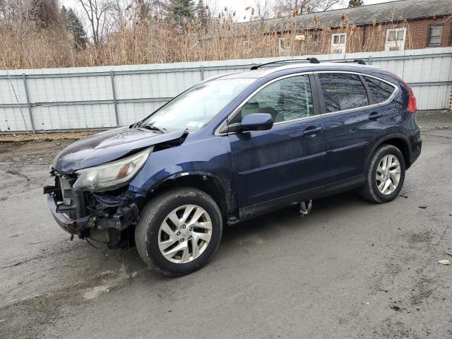 5J6RM4H51FL001677 - 2015 HONDA CR-V EX BLUE photo 1