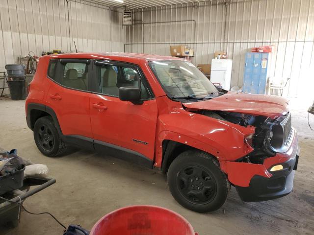ZACCJBAB3JPH09152 - 2018 JEEP RENEGADE SPORT Կարմիր լուսանկար 4
