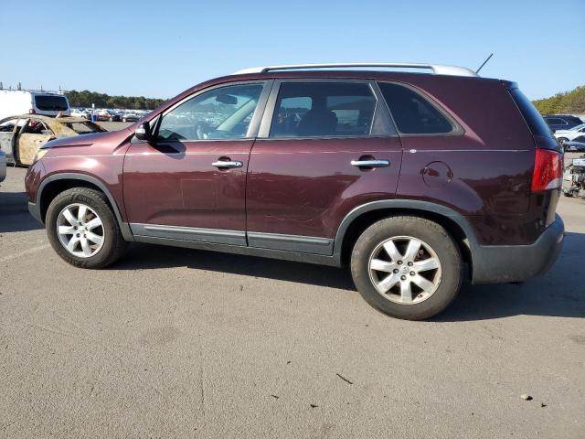 5XYKT3A65DG316319 - 2013 KIA SORENTO LX RED photo 2