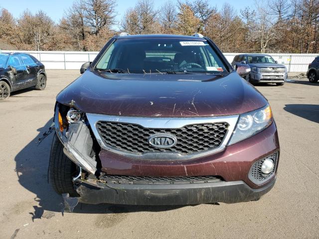 5XYKT3A65DG316319 - 2013 KIA SORENTO LX RED photo 5