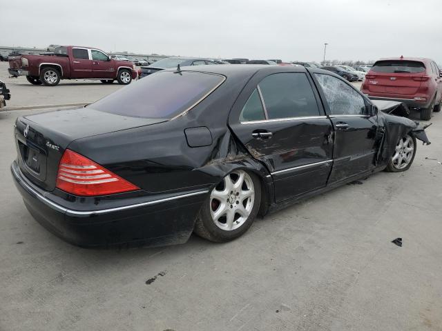 WDBNG83J03A371872 - 2003 MERCEDES-BENZ S 430 4MATIC BLACK photo 3