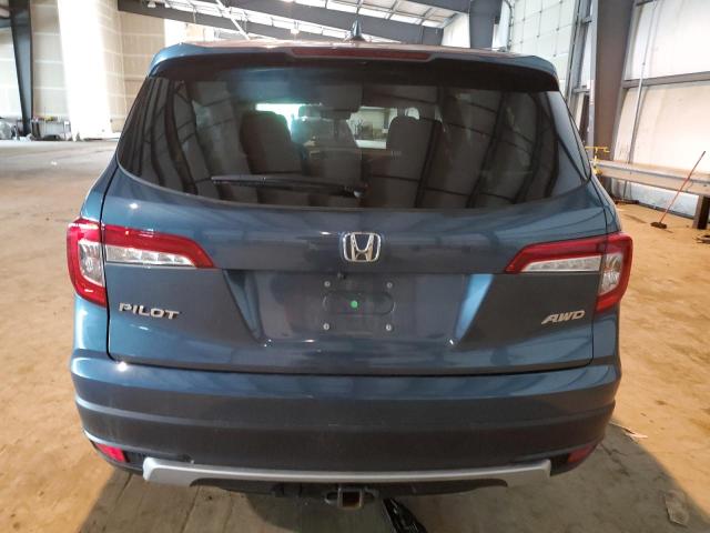 5FNYF6H54MB051089 - 2021 HONDA PILOT EXL BLUE photo 6