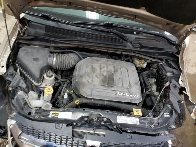 2C4RDGBG0DR598911 - 2013 DODGE GRAND CARA SE TAN photo 12