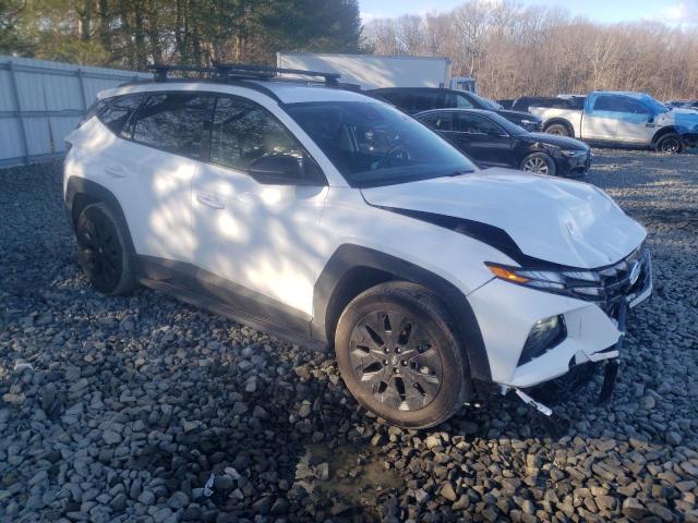 KM8JFCAE3PU219743 - 2023 HYUNDAI TUCSON N LINE WHITE photo 4