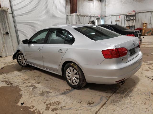 3VW2K7AJ9EM213923 - 2014 VOLKSWAGEN JETTA BASE 银色 照片 2