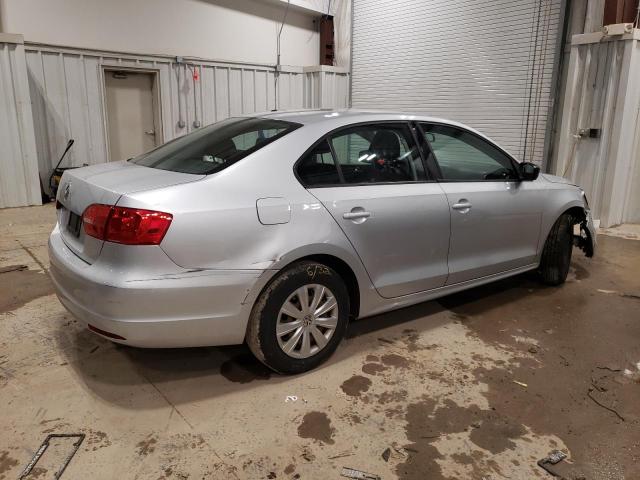 3VW2K7AJ9EM213923 - 2014 VOLKSWAGEN JETTA BASE 银色 照片 3