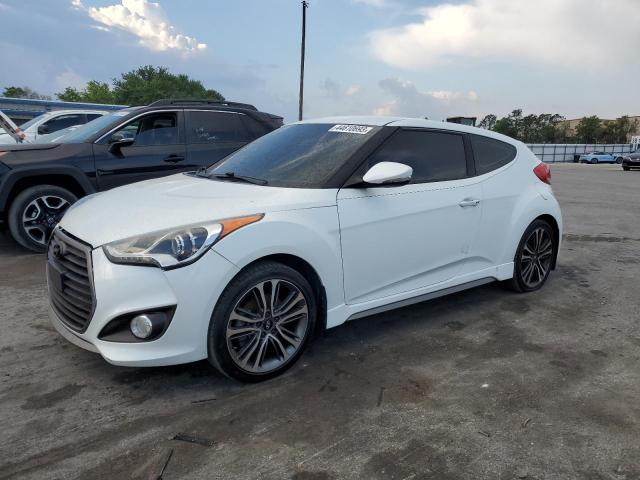 KMHTC6AE2GU294310 - 2016 HYUNDAI VELOSTER TURBO WHITE photo 1