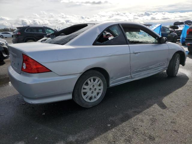 1HGEM22505L051066 - 2005 HONDA CIVIC LX SILVER photo 3