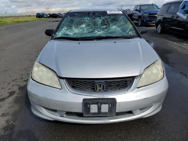 1HGEM22505L051066 - 2005 HONDA CIVIC LX SILVER photo 5