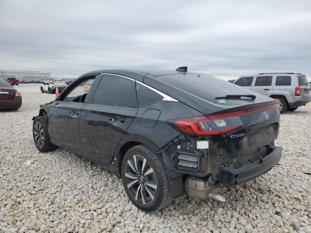 19XFL1H7XNE018156 - 2022 HONDA CIVIC EXL BLACK photo 2