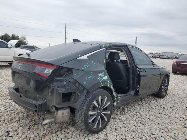 19XFL1H7XNE018156 - 2022 HONDA CIVIC EXL BLACK photo 3
