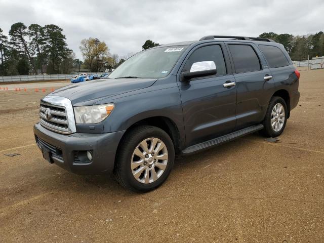 5TDYY5G18AS023290 - 2010 TOYOTA SEQUOIA PLATINUM BLUE photo 1