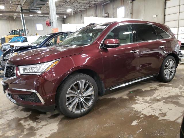 5FRYD4H52HB011401 - 2017 ACURA MDX TECHNOLOGY BURGUNDY photo 1