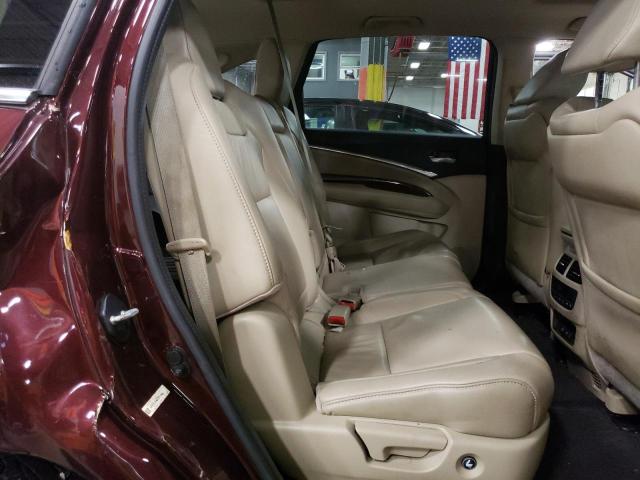 5FRYD4H52HB011401 - 2017 ACURA MDX TECHNOLOGY BURGUNDY photo 11