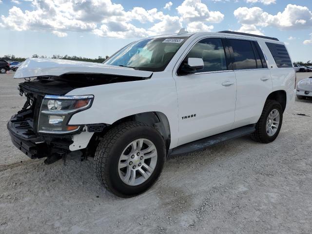 1GNSCBKC4FR554298 - 2015 CHEVROLET TAHOE C1500 LT WHITE photo 1