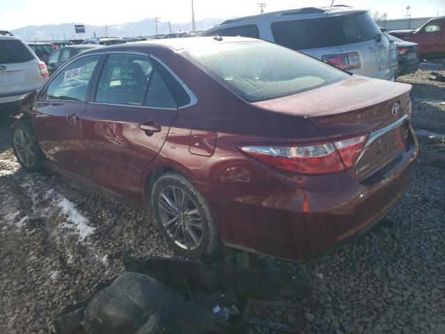 4T1BF1FK8HU663113 - 2017 TOYOTA CAMRY LE RED photo 2