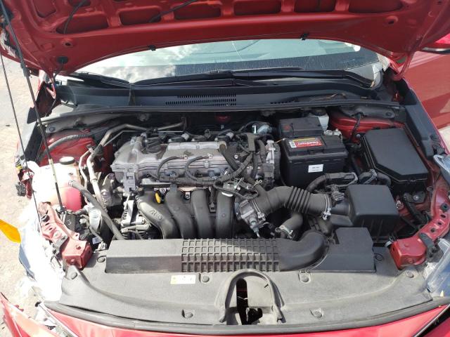 5YFEPMAE4MP248881 - 2021 TOYOTA COROLLA LE RED photo 11