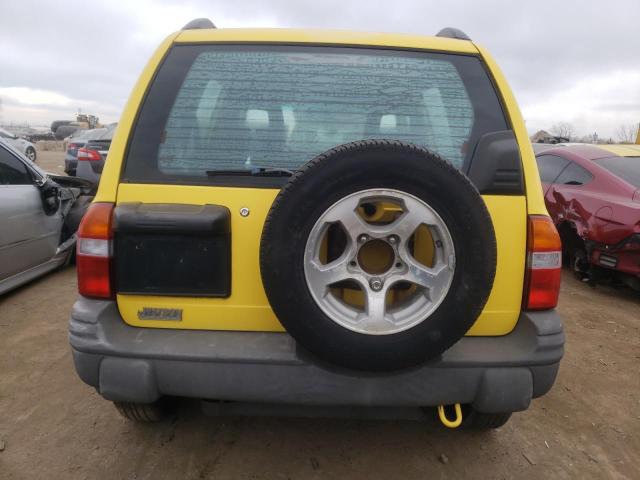 2CNBJ734126942075 - 2002 CHEVROLET TRACKER ZR2 YELLOW photo 6