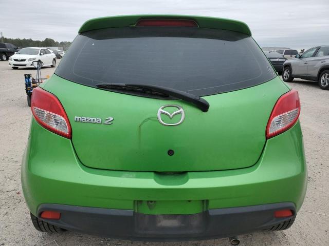 JM1DE1LY1C0145398 - 2012 MAZDA MAZDA2 GREEN photo 6