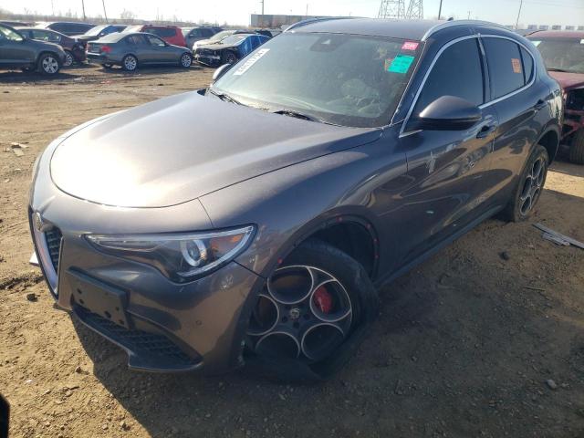 ZASFAKAN1J7B81297 - 2018 ALFA ROMEO STELVIO GRAY photo 1