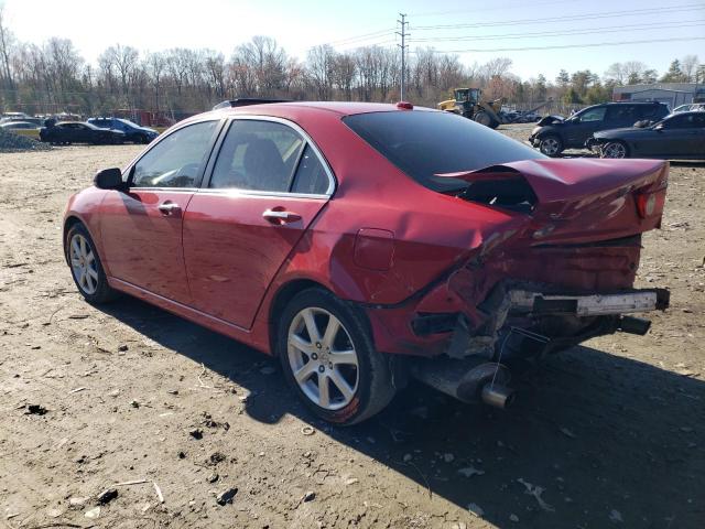 JH4CL968X5C024266 - 2005 ACURA TSX RED photo 2