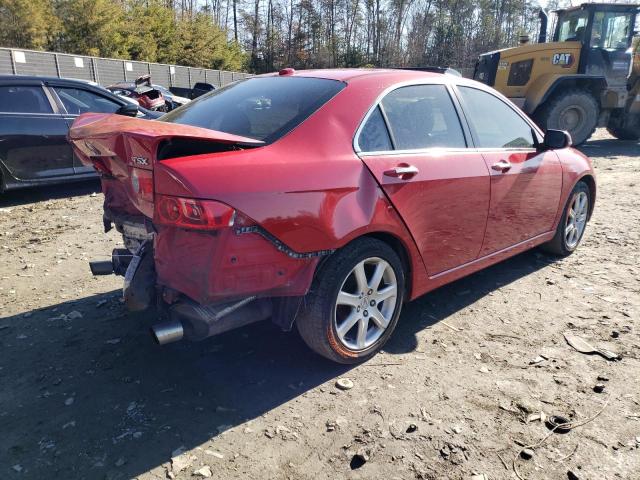 JH4CL968X5C024266 - 2005 ACURA TSX RED photo 3