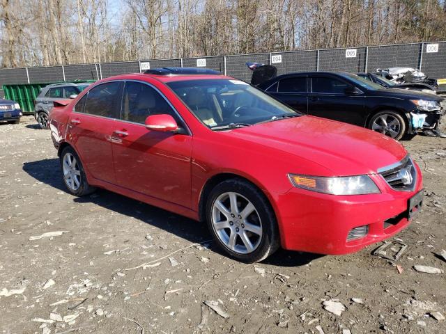 JH4CL968X5C024266 - 2005 ACURA TSX RED photo 4