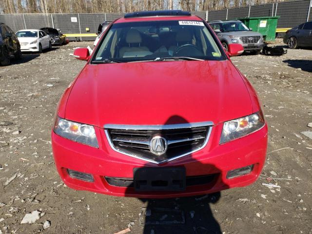 JH4CL968X5C024266 - 2005 ACURA TSX RED photo 5