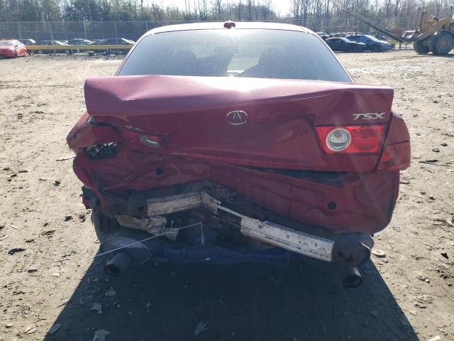 JH4CL968X5C024266 - 2005 ACURA TSX RED photo 6