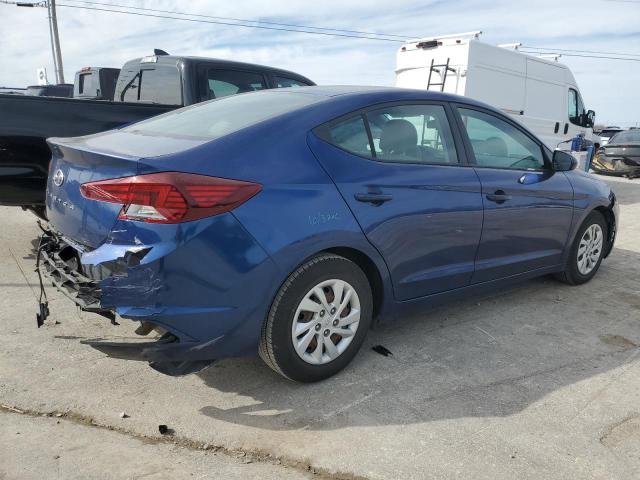 5NPD74LF6KH481656 - 2019 HYUNDAI ELANTRA SE BLUE photo 3