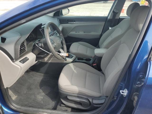 5NPD74LF6KH481656 - 2019 HYUNDAI ELANTRA SE BLUE photo 7