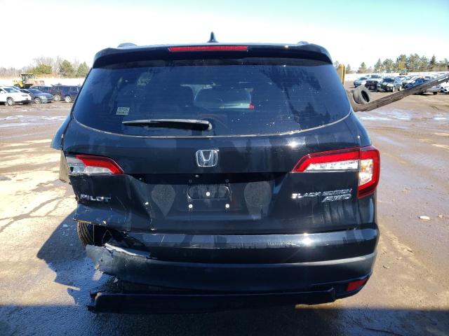 5FNYF6H74LB006587 - 2020 HONDA PILOT BLACK BLACK photo 6