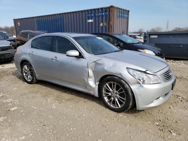 JNKBV61F48M260260 - 2008 INFINITI G35 SILVER photo 4