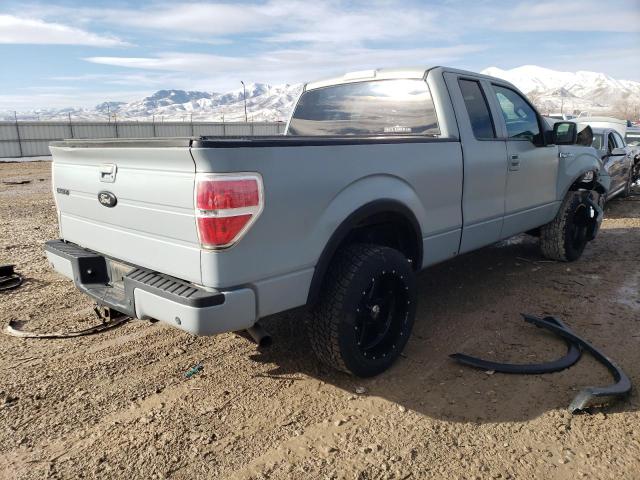 1FTPX14V69FA15974 - 2009 FORD F150 SUPER CAB SILVER photo 3