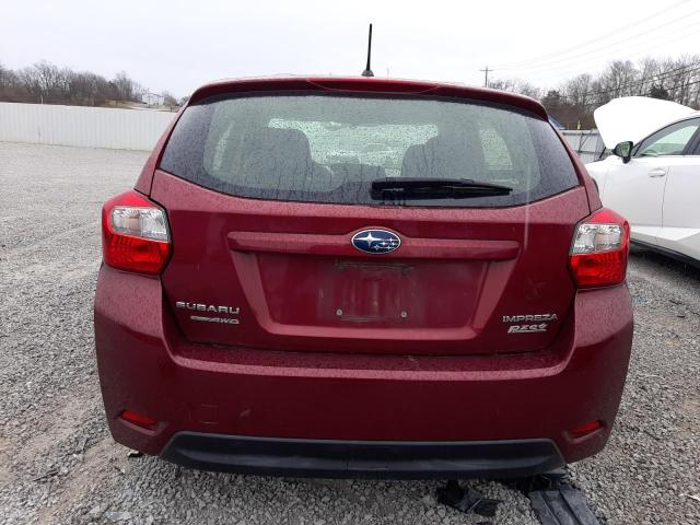 JF1GPAD69E8268283 - 2014 SUBARU IMPREZA PREMIUM MAROON photo 6