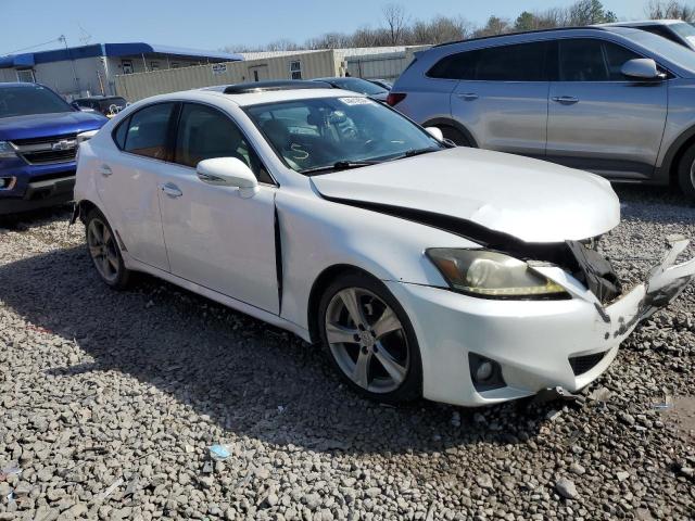 JTHBF5C26B5130516 - 2011 LEXUS IS 250 WHITE photo 4