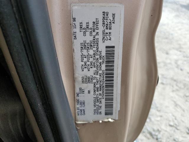 4TASN92N7XZ444565 - 1999 TOYOTA TACOMA XTRACAB PRERUNNER 棕色 照片 12