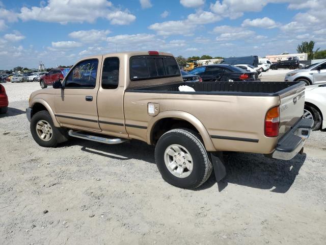 4TASN92N7XZ444565 - 1999 TOYOTA TACOMA XTRACAB PRERUNNER TAN photo 2