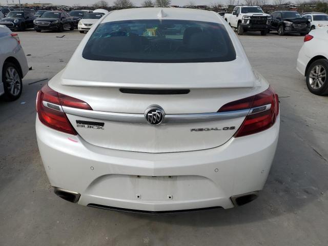 2G4GU5GX2G9145006 - 2016 BUICK REGAL GS WHITE photo 6