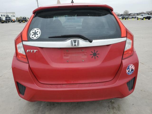 3HGGK5H80FM710054 - 2015 HONDA FIT EX RED photo 6