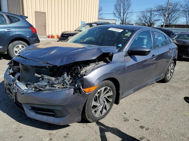 19XFC2F72HE062116 - 2017 HONDA CIVIC EX GRAY photo 1