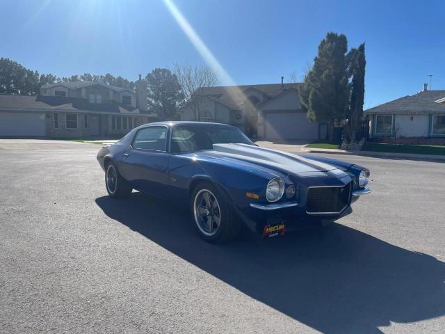 1S87H3N134277 - 1973 CHEVROLET Z28 BLUE photo 1
