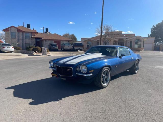 1S87H3N134277 - 1973 CHEVROLET Z28 BLUE photo 2
