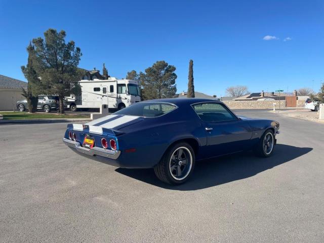 1S87H3N134277 - 1973 CHEVROLET Z28 BLUE photo 4