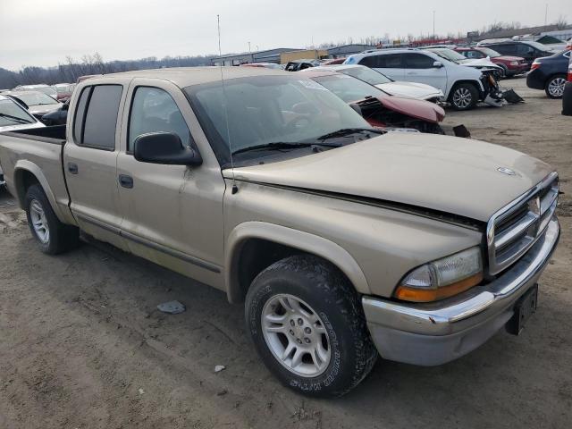 1D7HL48N54S596143 - 2004 DODGE DAKOTA QUAD SLT GOLD photo 4