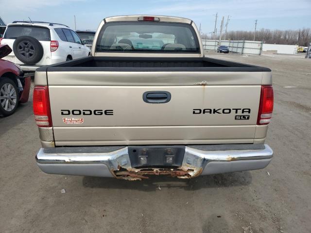 1D7HL48N54S596143 - 2004 DODGE DAKOTA QUAD SLT GOLD photo 6