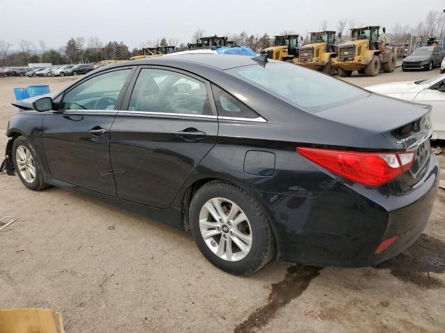 5NPEB4AC4EH895910 - 2014 HYUNDAI SONATA GLS BLACK photo 2