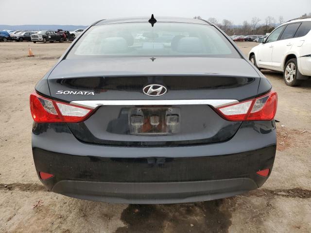 5NPEB4AC4EH895910 - 2014 HYUNDAI SONATA GLS BLACK photo 6