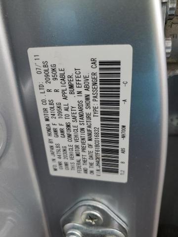 JH4CU2F61BC016832 - 2011 ACURA TSX SILVER photo 12