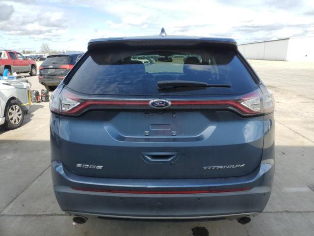 2FMPK3K8XJBB48570 - 2018 FORD EDGE TITANIUM BLUE photo 6